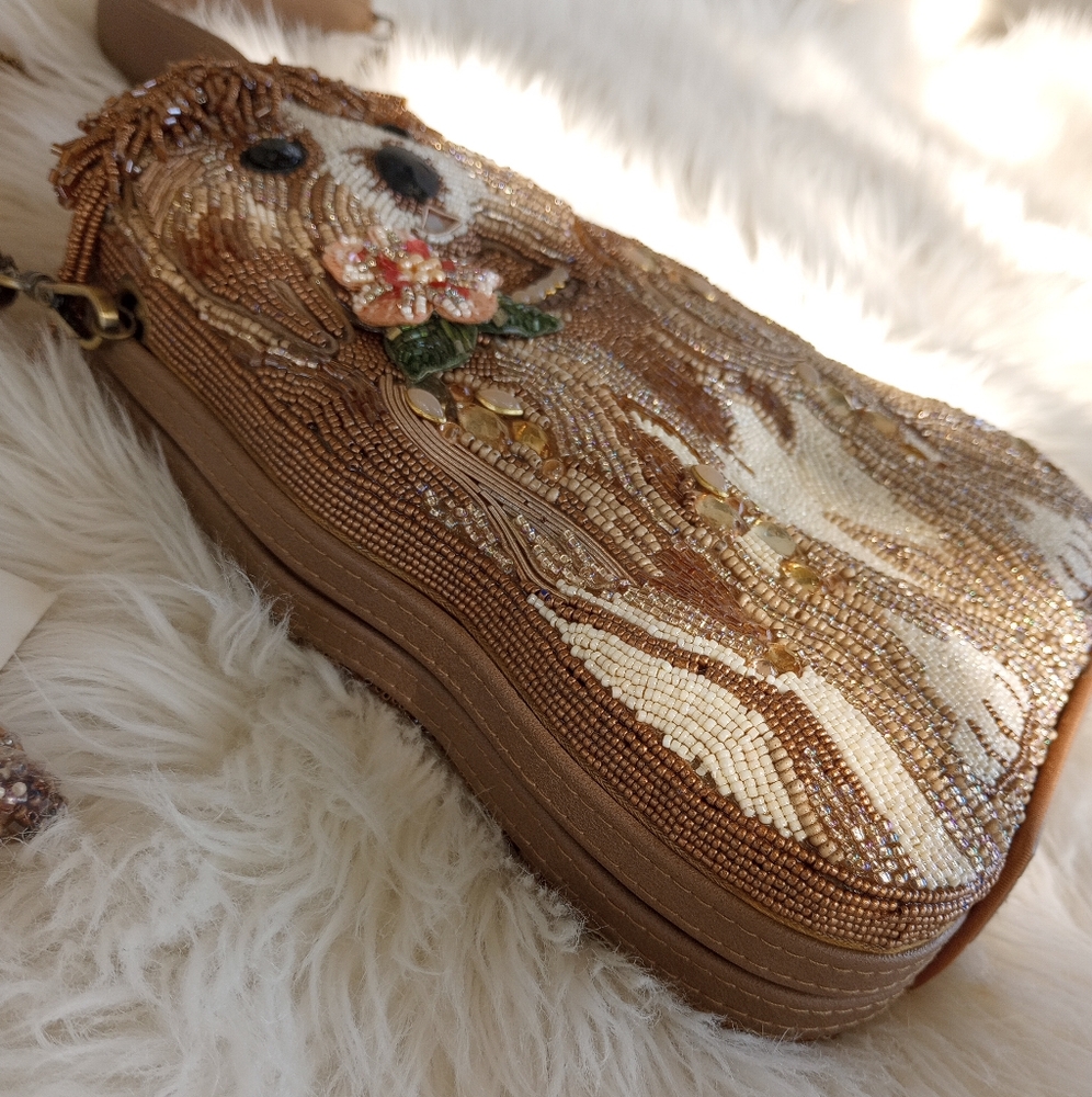 Mary Frances Rezzy Beaded Havanese Dog Novelty Bag - Picture 8 of 15
